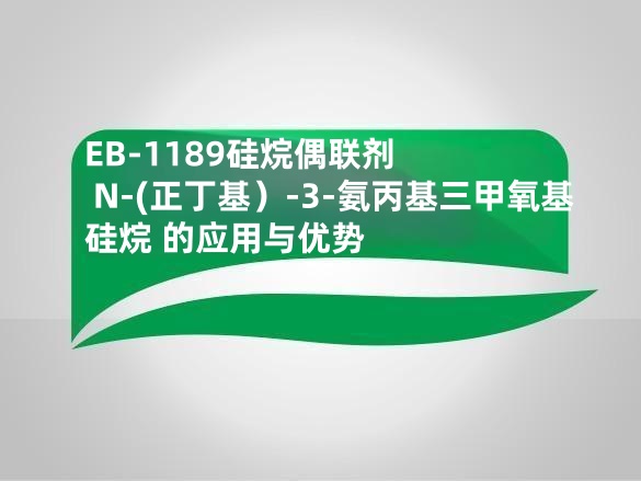 EB-1189硅烷偶联剂 N-(正丁基）-3-氨丙基三甲氧基硅烷 的应用与优势