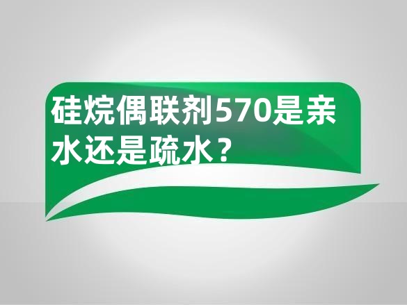 硅烷偶联剂570是亲水还是疏水？